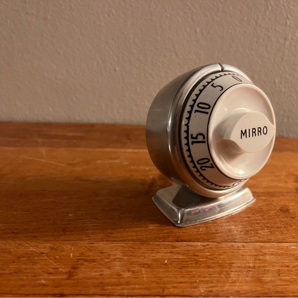 Vintage 1950’s Mirro Kitchen Timer MINT